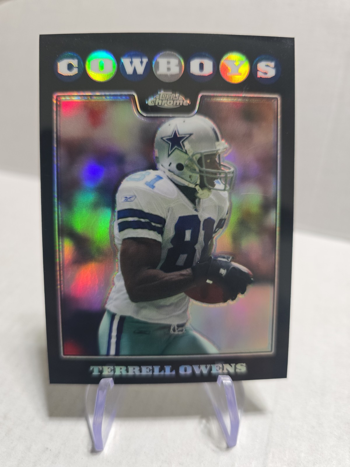 2008 Topps Chrome – Terrell Owens #TC76 Refractor..read Description