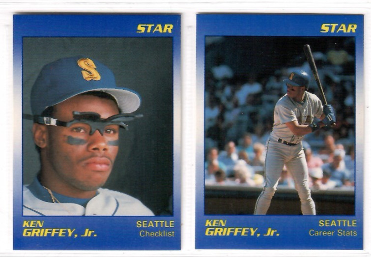 Ken Griffey Jr 1990 Star Company Seattle Mariners 11-card Baseball Set