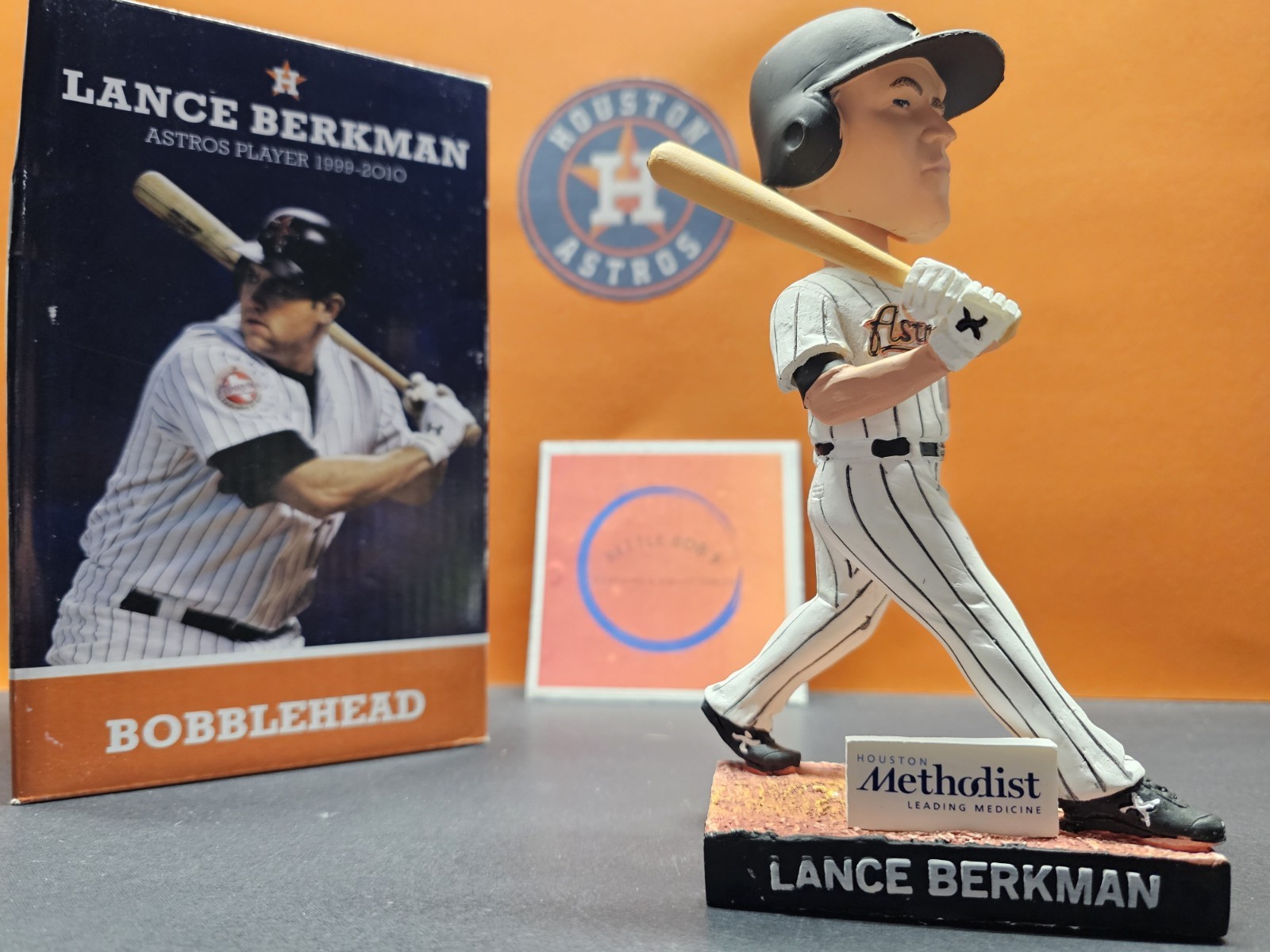 Lance Berkman Houston Astros MLB 2014 SGA Bobblehead NIB Retirement Ceremony