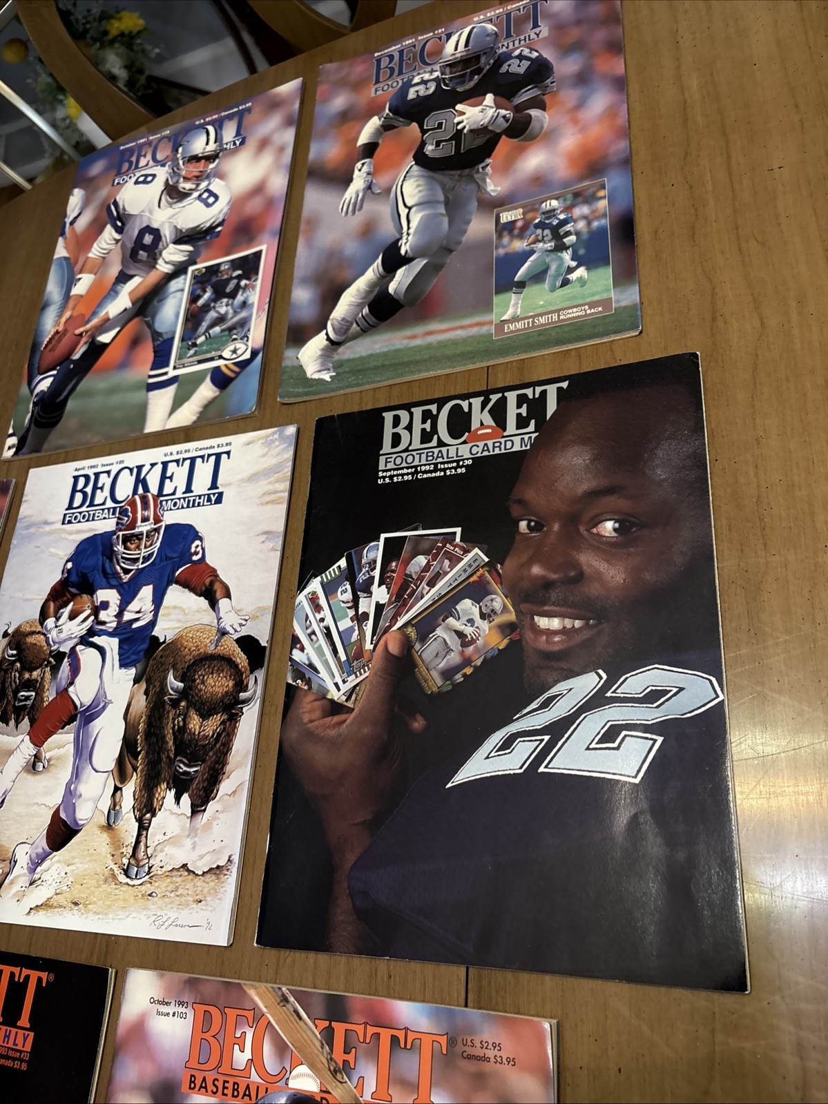 91-93 Beckett Magazines Price Guide For Cards Baseball, Football, Basketball – 7