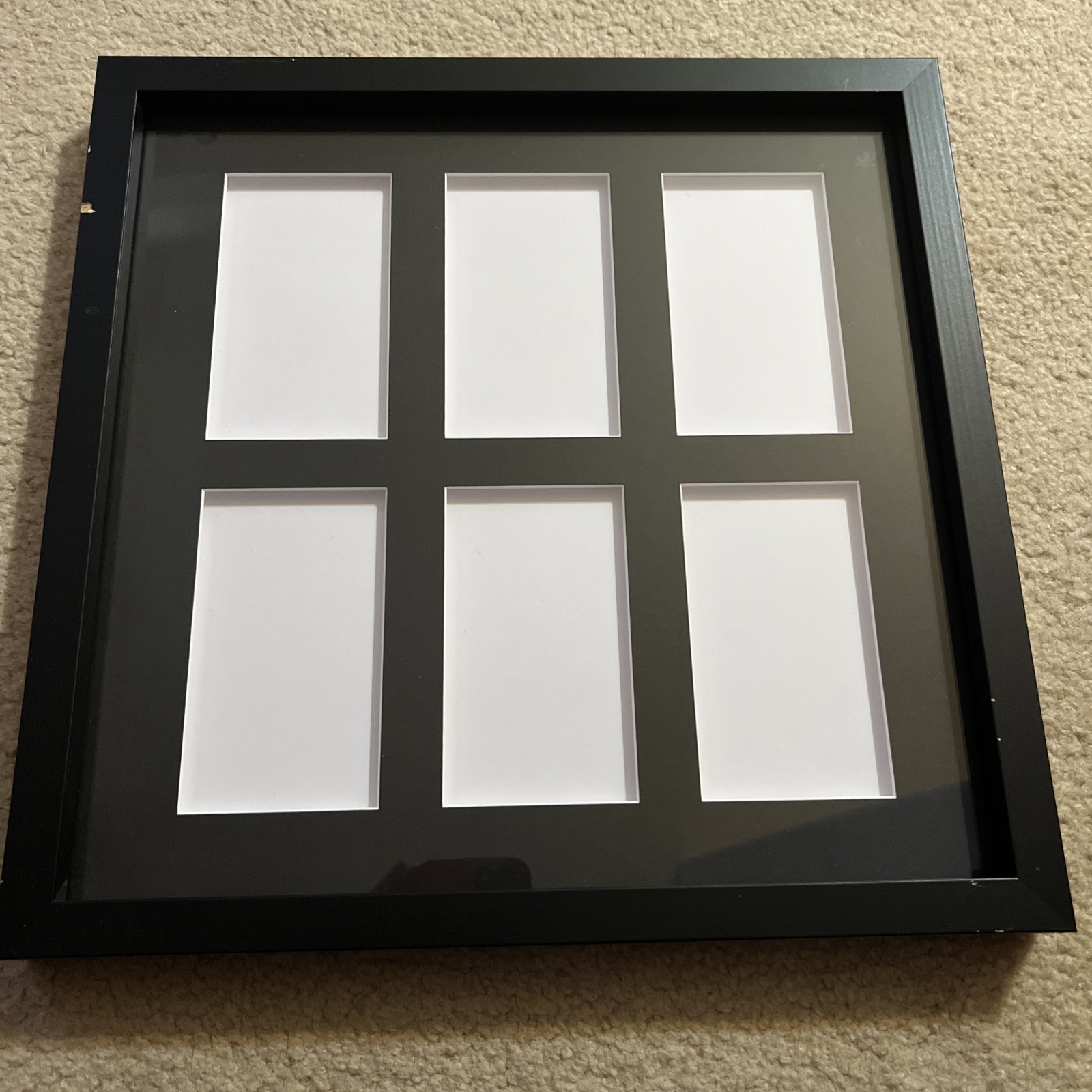 Wooden Sports Card Display Case – 6 Card Capacity with UV Protection