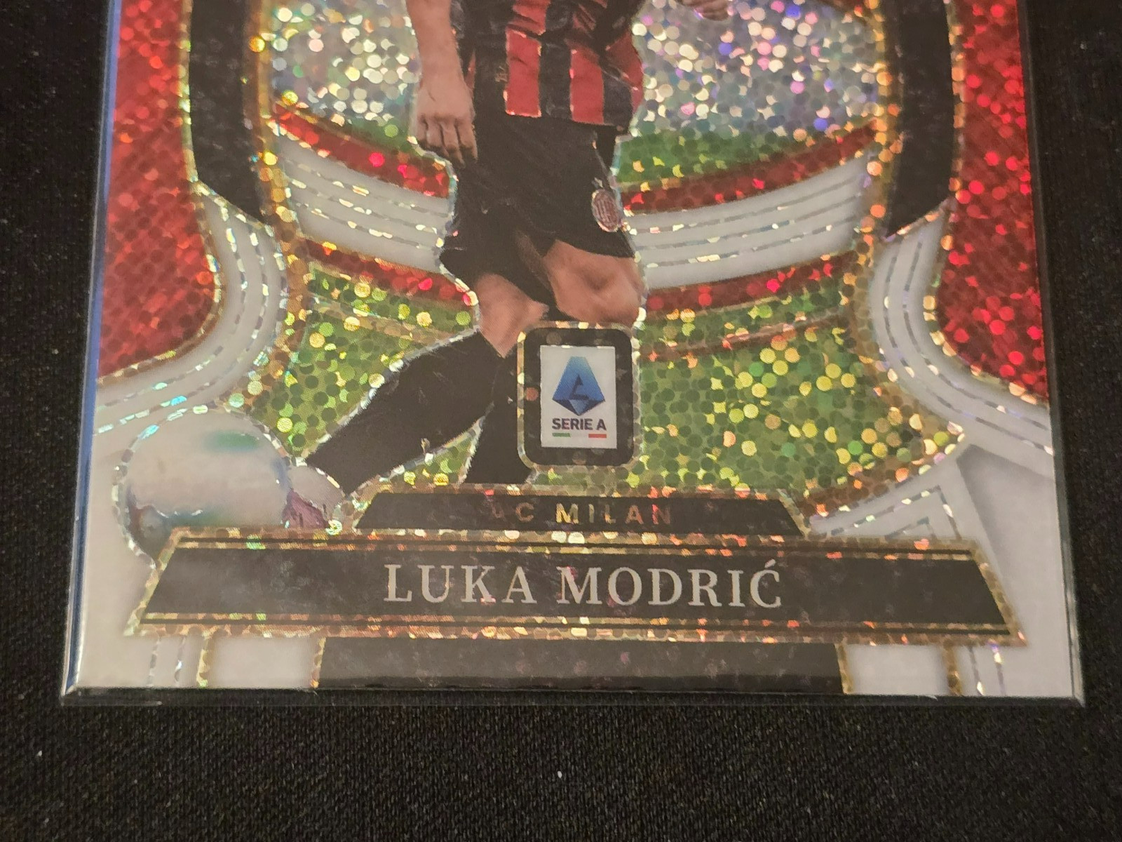 LUKA MODRIC 2025-26 Panini Select Serie A White Sparkle Prizm AC MILAN SSP
