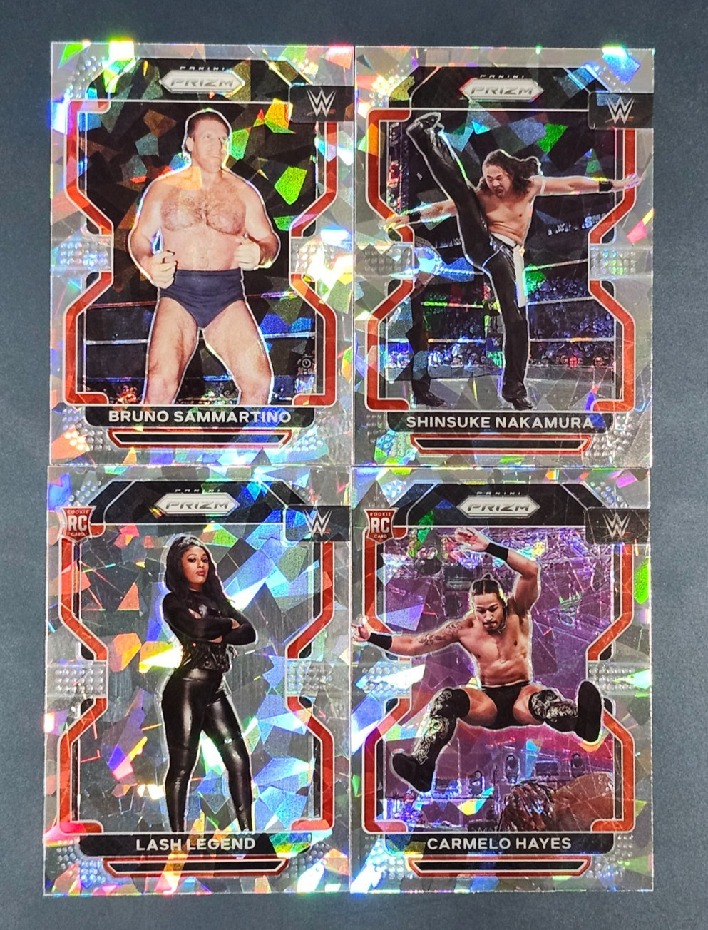 2022 Panini Prizm WWE ICE PRIZMS with Rookies You Pick – 2 Card Minimum