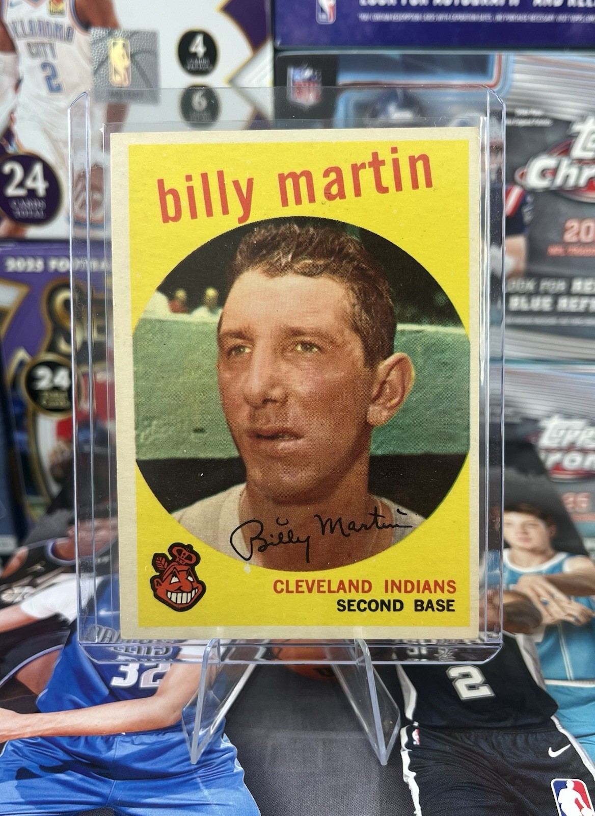 1959 Topps – Billy Martin #295 Cleveland Indians (2 Available | See Description)