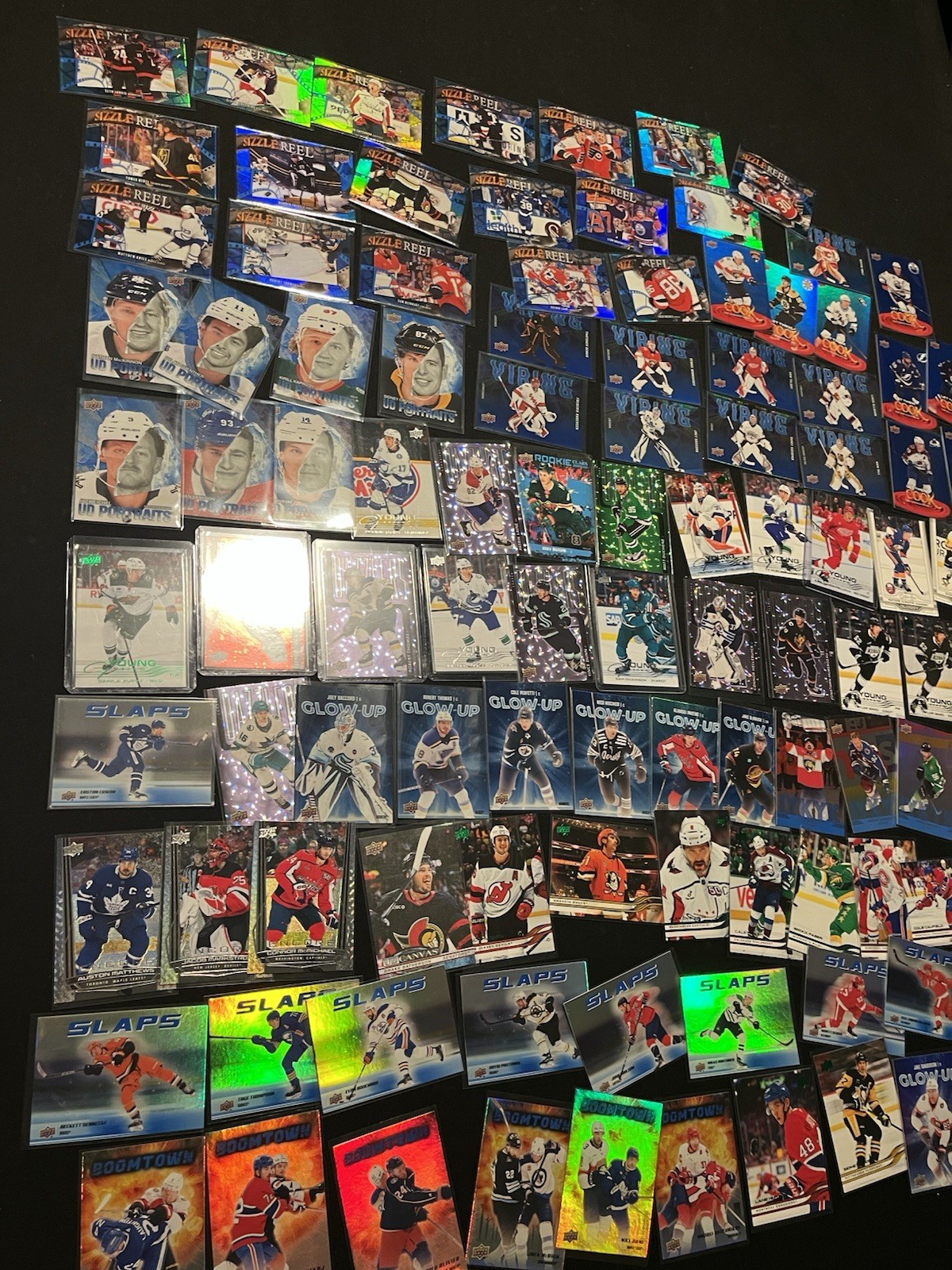 100+ CARD LOT OF ALL 25-26 UPPER DECK SERIES 2, YOUNG GUNS, STARS, INSERTS!!