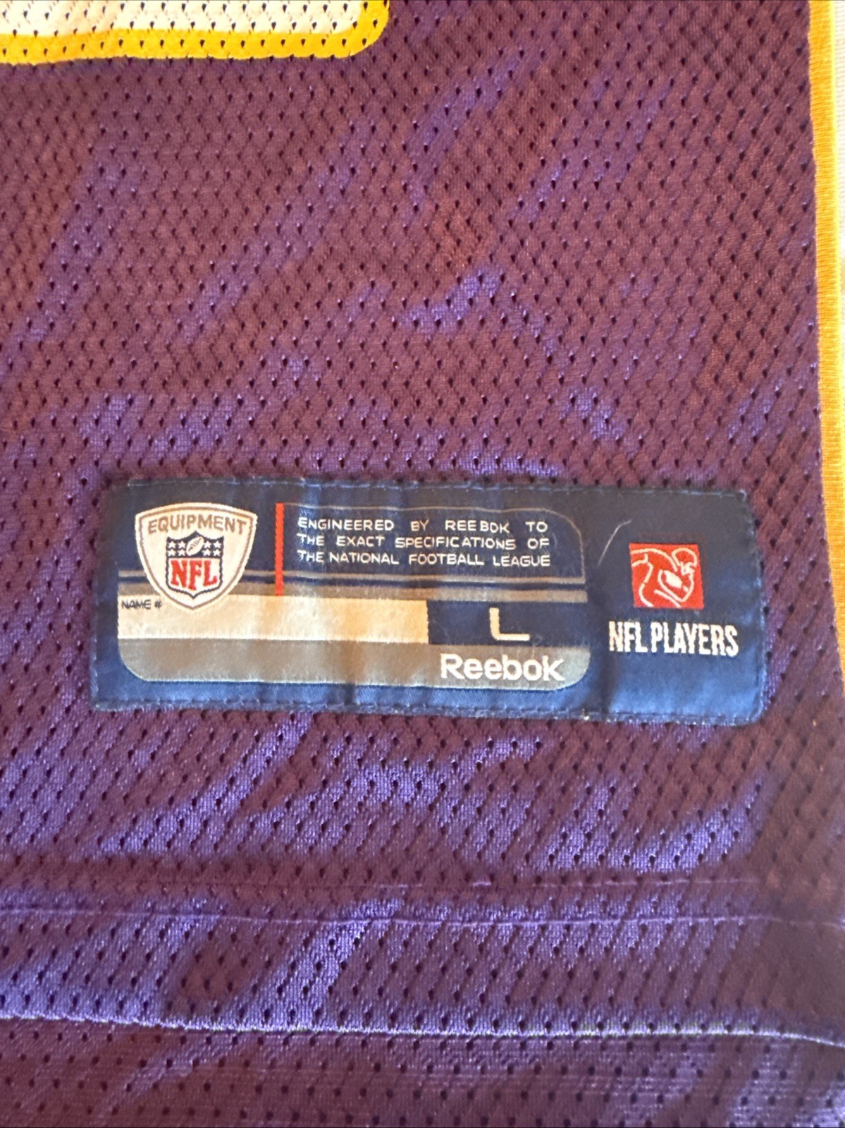 Percy Harvin #12 Minnesota Vikings Reebok Football Purple Jersey Mens Large