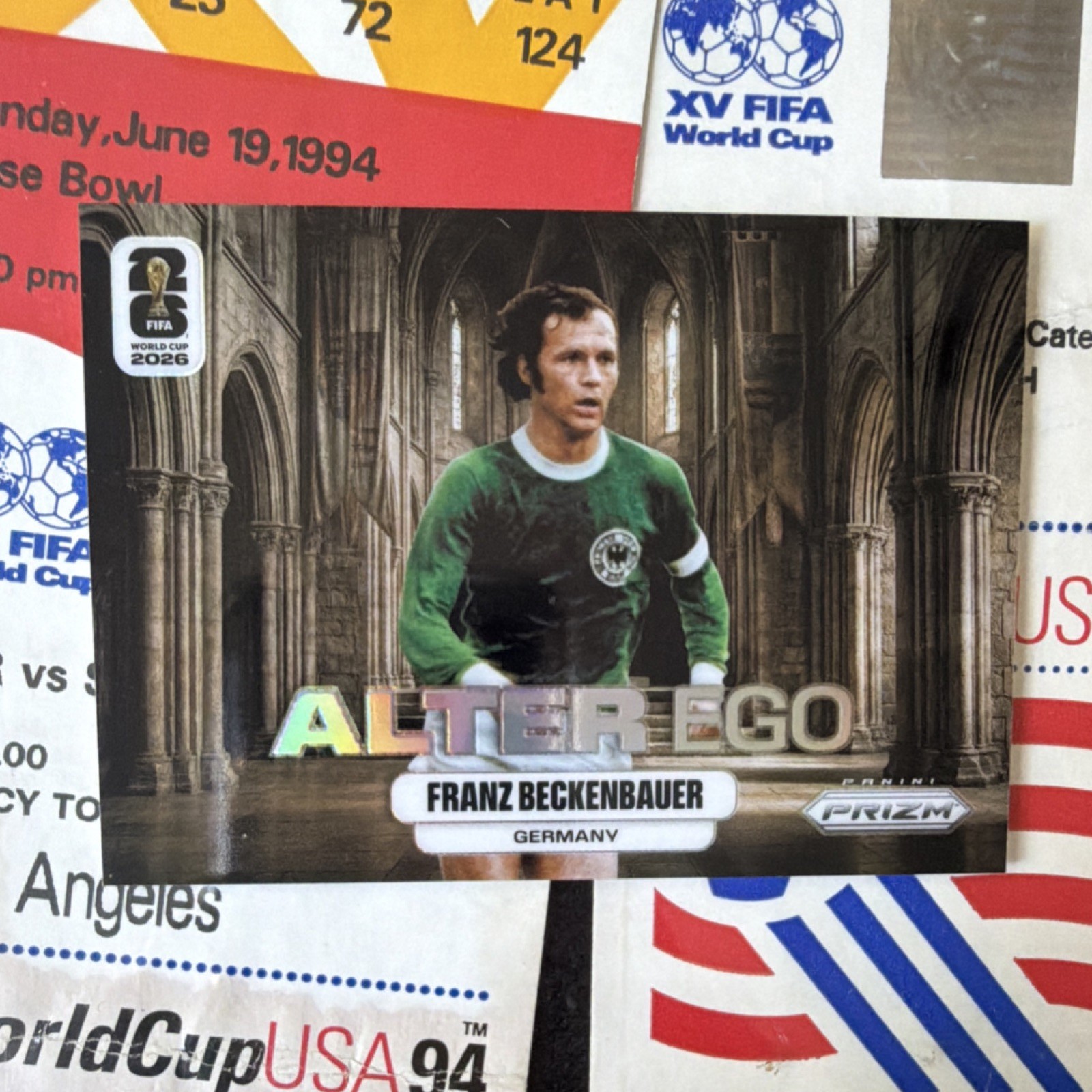 Panini 2026 Prizm FIFA World Cup Soccer Alter Ego #14 Franz Beckenbauer Germany