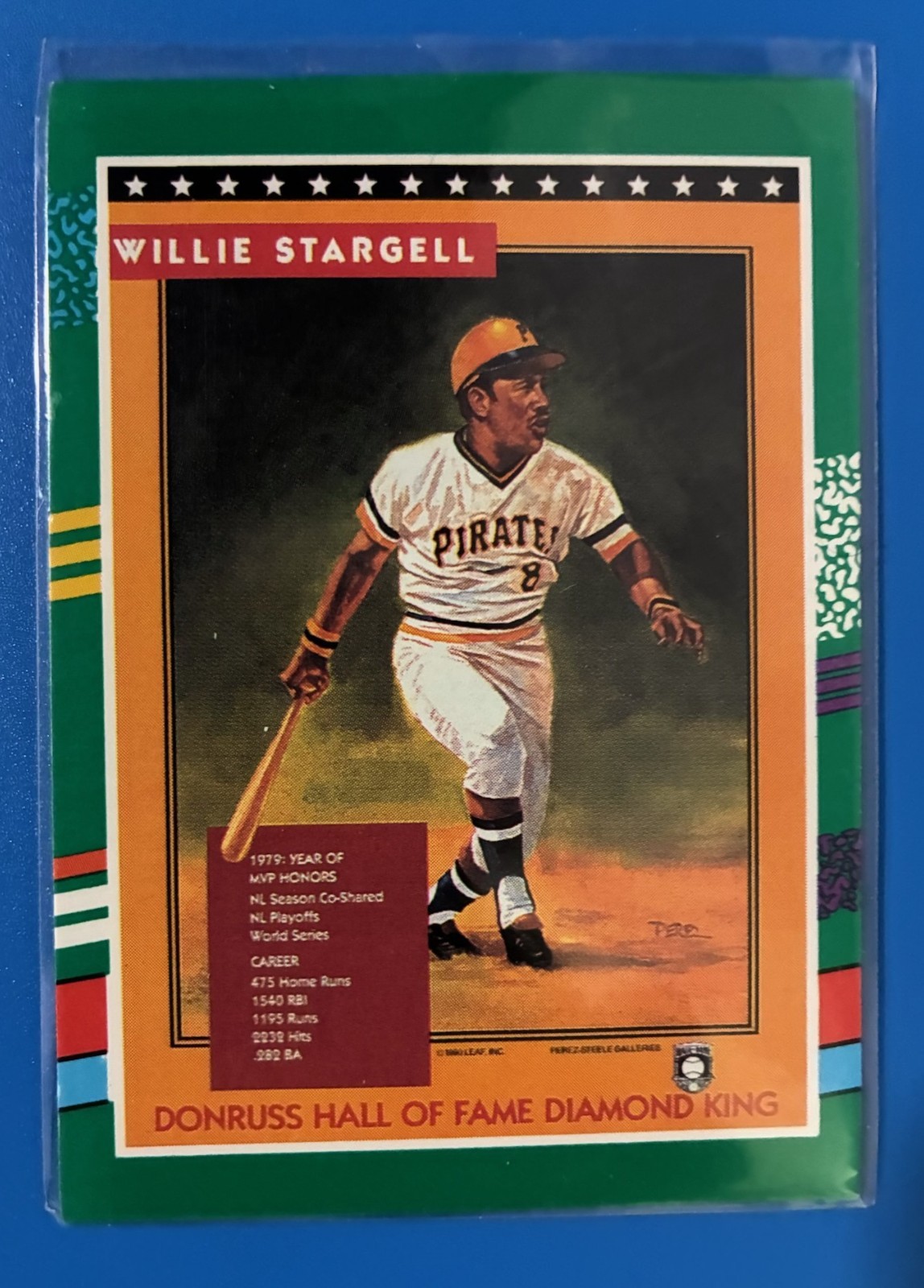 1992 DONRUSS WILLIE STARGELL PUZZLE, “L” ERROR