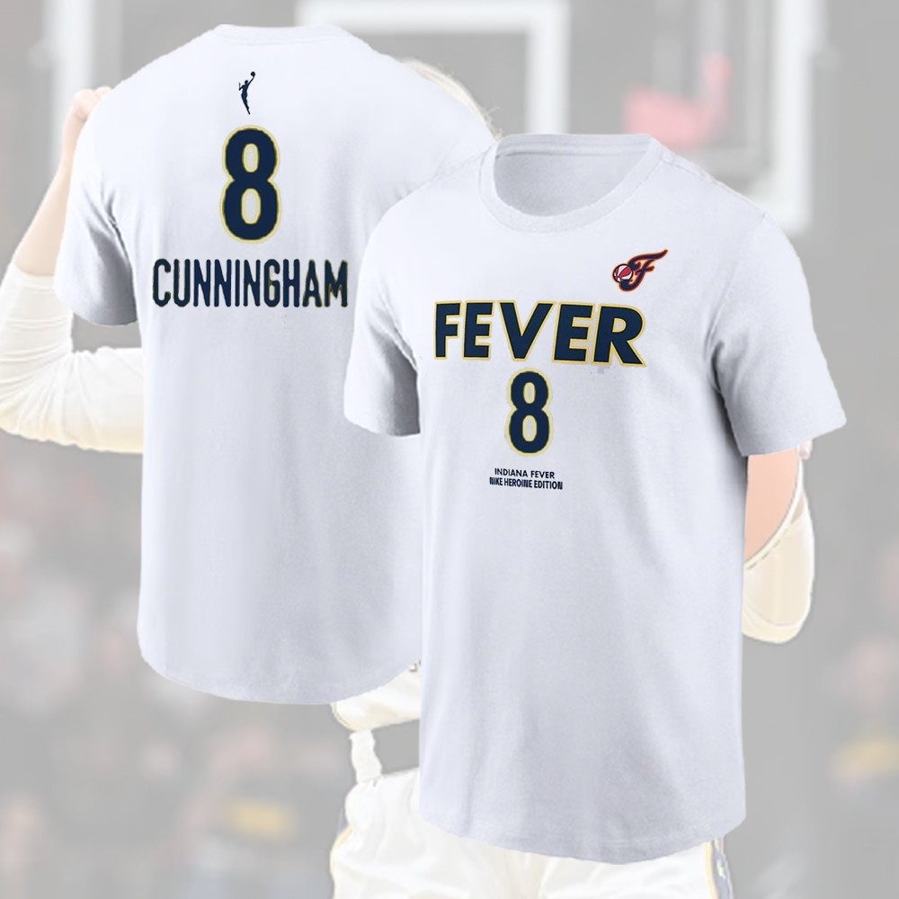 HOT NEW – Sophie Cunningham #8 Indiana Fever 2026 Player Name & Number For Fans