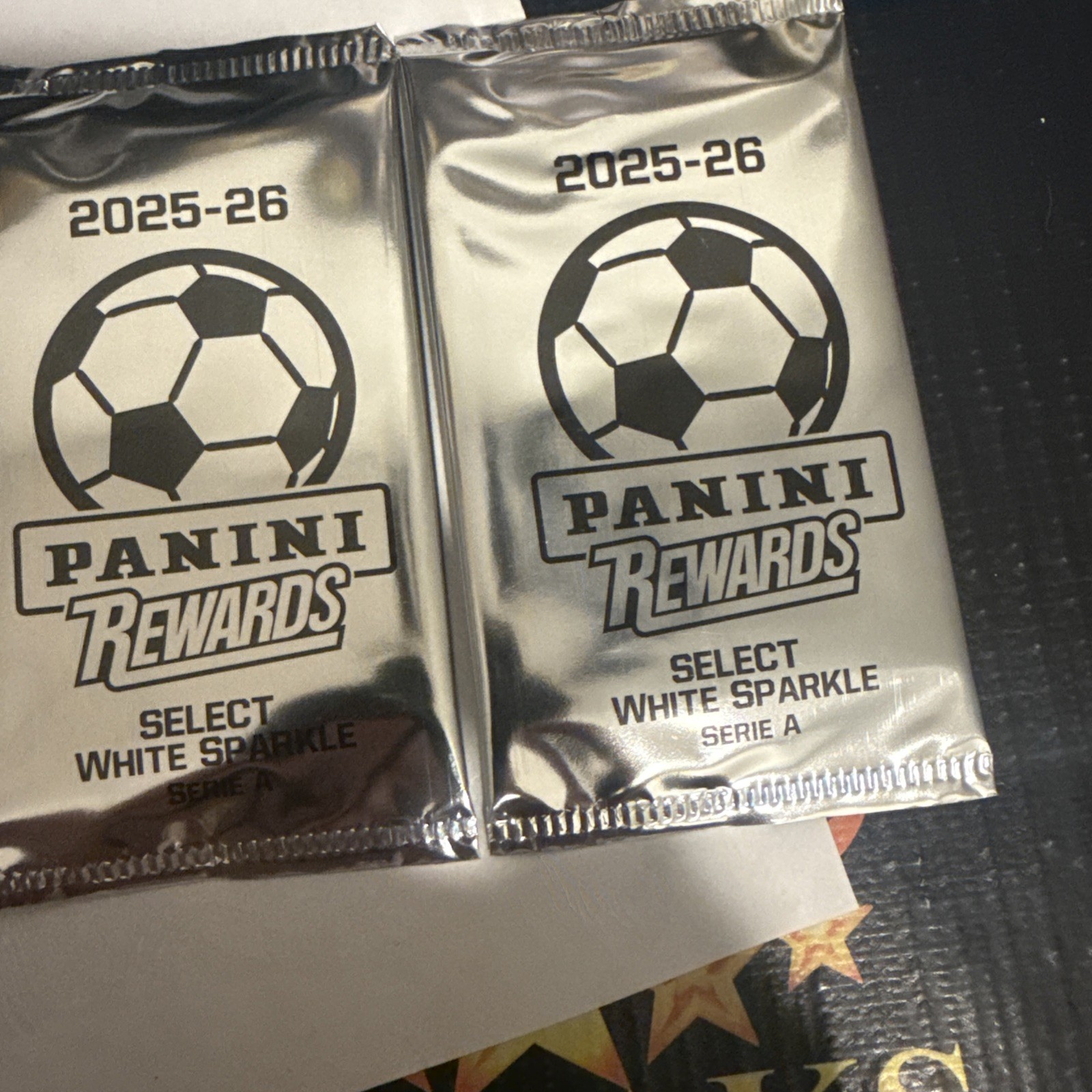 2025-26 Panini Select WHITE SPARKLE Serie A Panini Rewards PACK Soccer Wold Cup