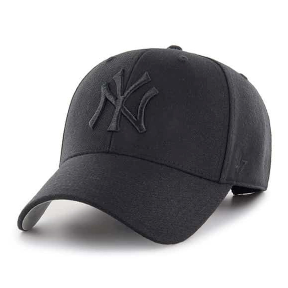 New York Yankees ’47 Brand MVP Mens All Black Adjustable Hat