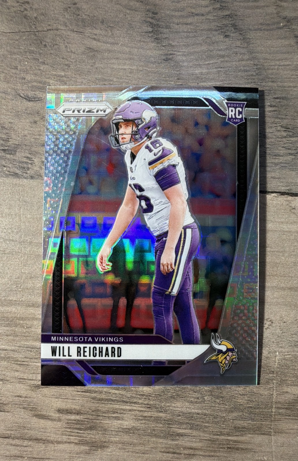 2024 Panini Prizm – Rookies Will Reichard #396 Pandora Prizm /400 (RC) Vikings