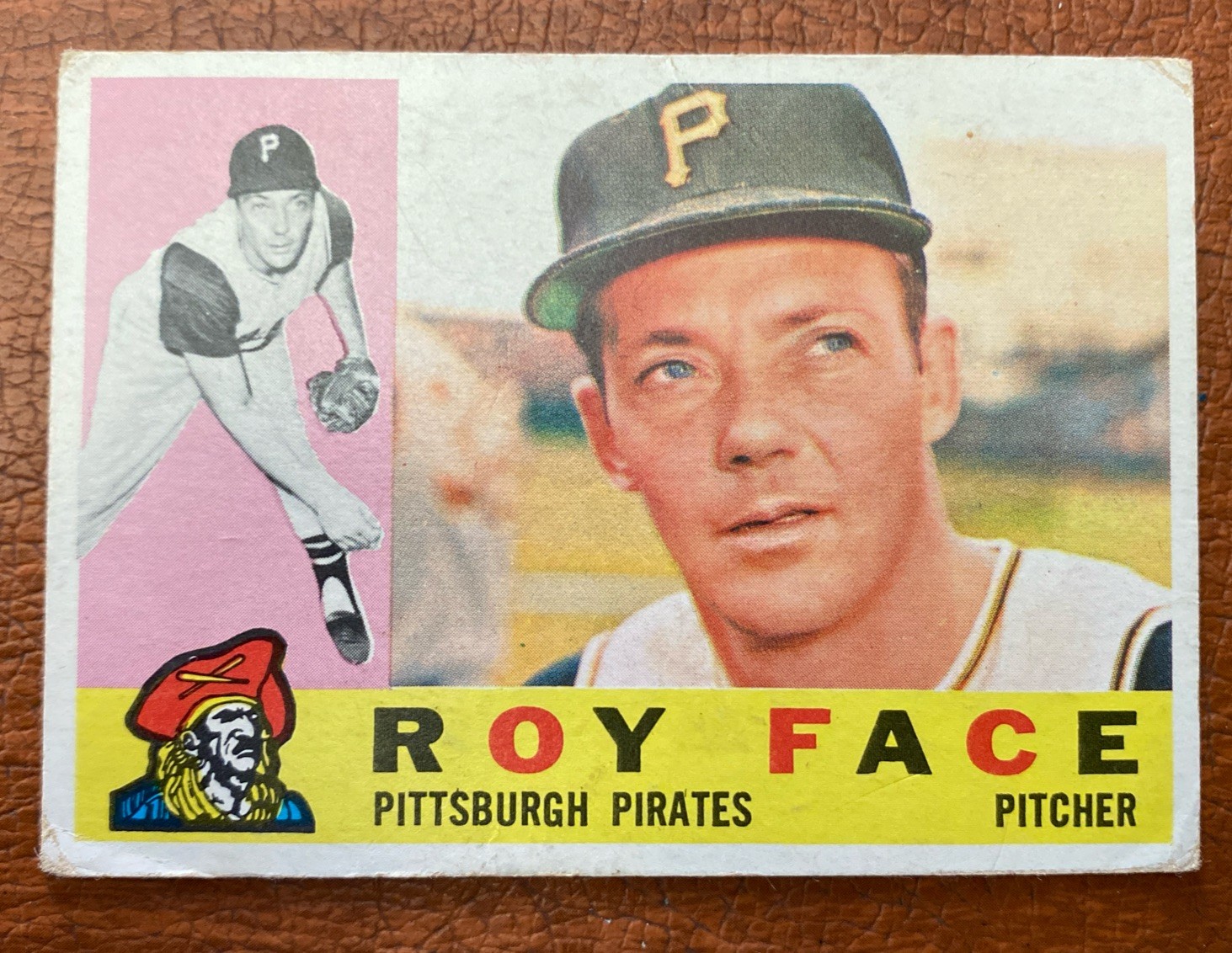 1960 Topps #20 Roy Face Pittsburgh Pirates VG+
