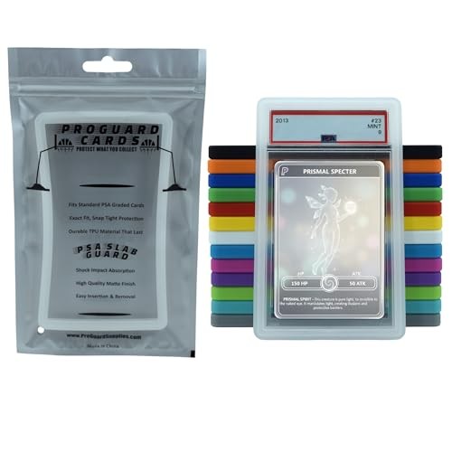PSA Slab Guard Bumper for Standard PSA Graded Cards | Strong TPU, Exact Clear