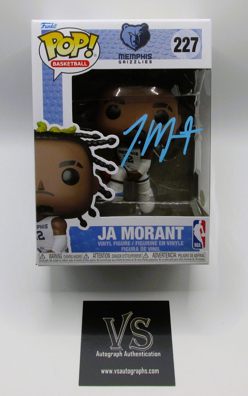 Ja Morant Signed Funko In Case With COA (A52608) (Grizzlies)