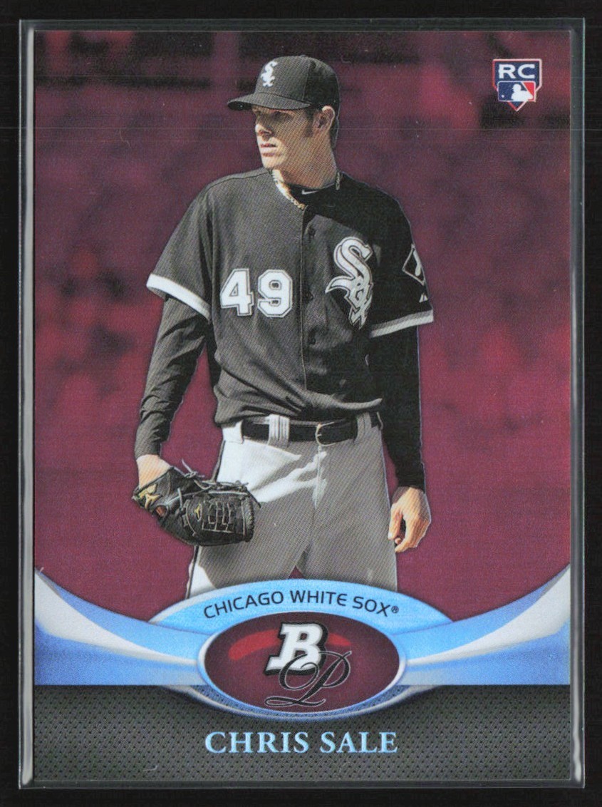 Chris Sale 2011 Bowman Platinum Ruby Red RC #35 Chicago White Sox