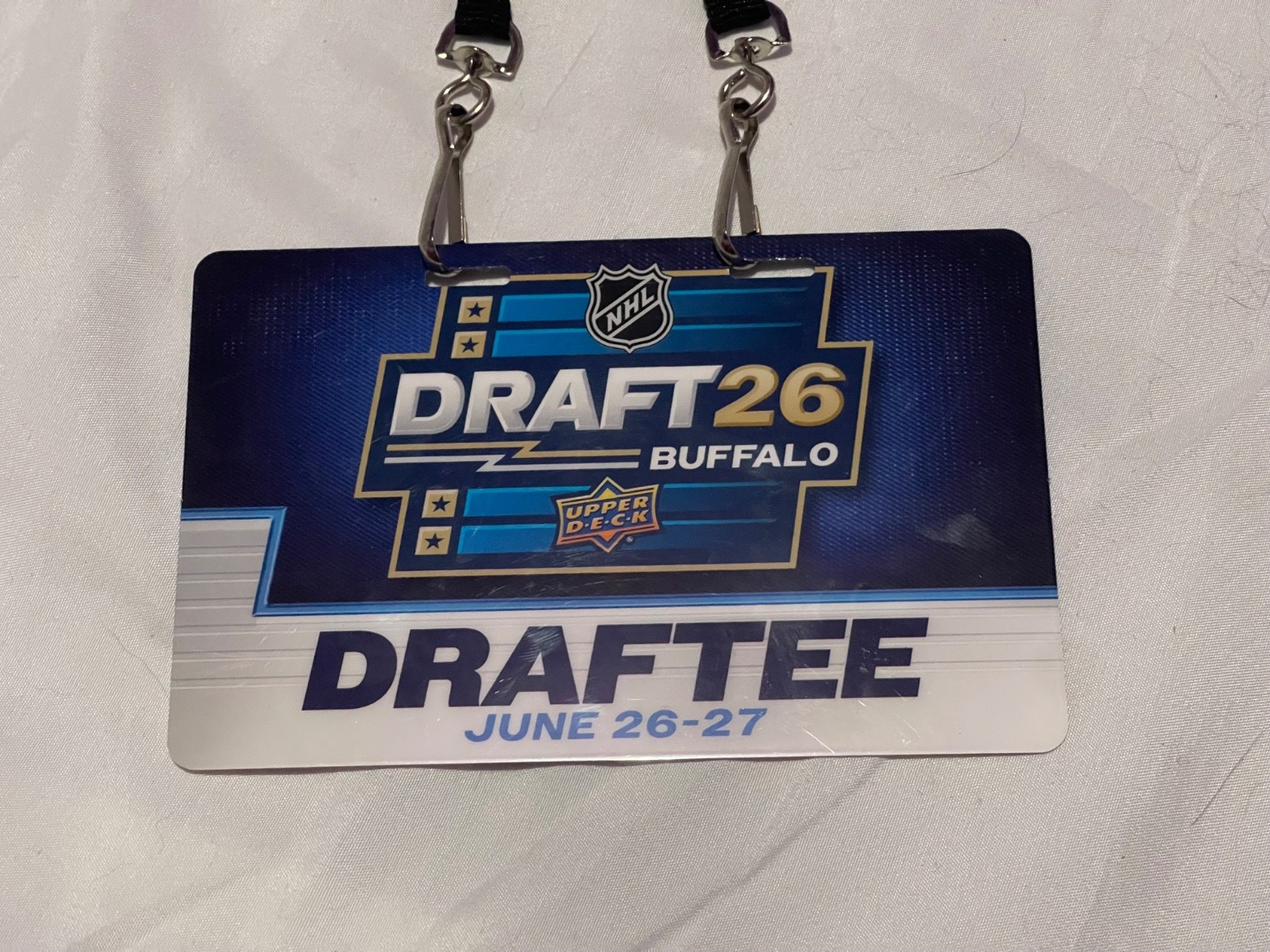 2026 NHL DRAFT Draftee Draft Pick Lanyard Buffalo