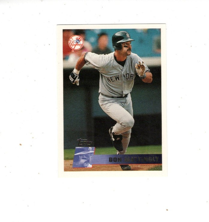 Don Mattingly Yankees 1996 Topps #185 Bx2c