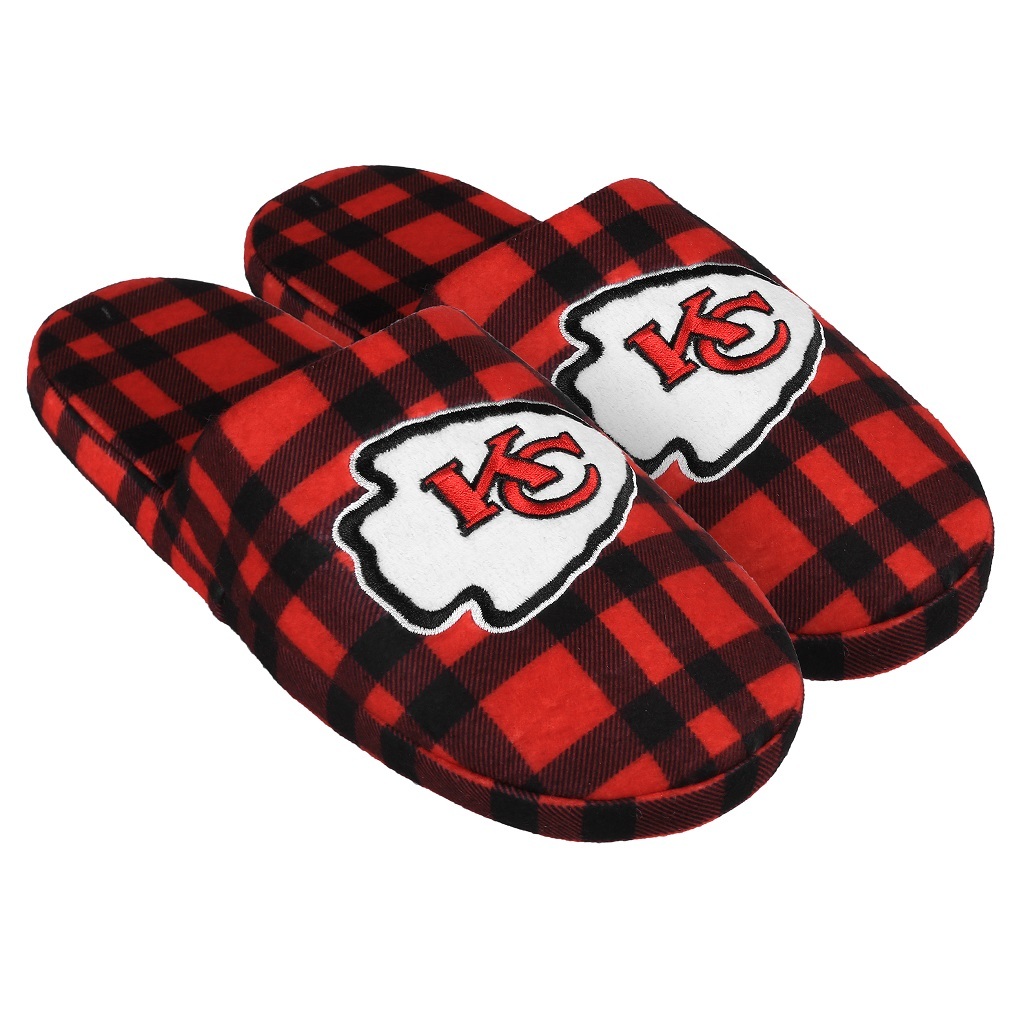 NFL Football Team Logo Mens Flannel slippers House Shoes – Pick Your Team!