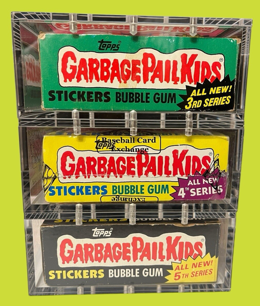 Acrylic Display Case Magnetic Lid FITS Garbage Pail Kids OS1 Series 1 Wax Box