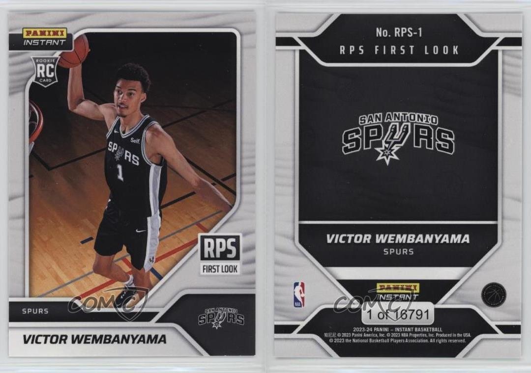 2023-24 Panini Instant RPS First Look /16791 Victor Wembanyama Rookie RC 13i1