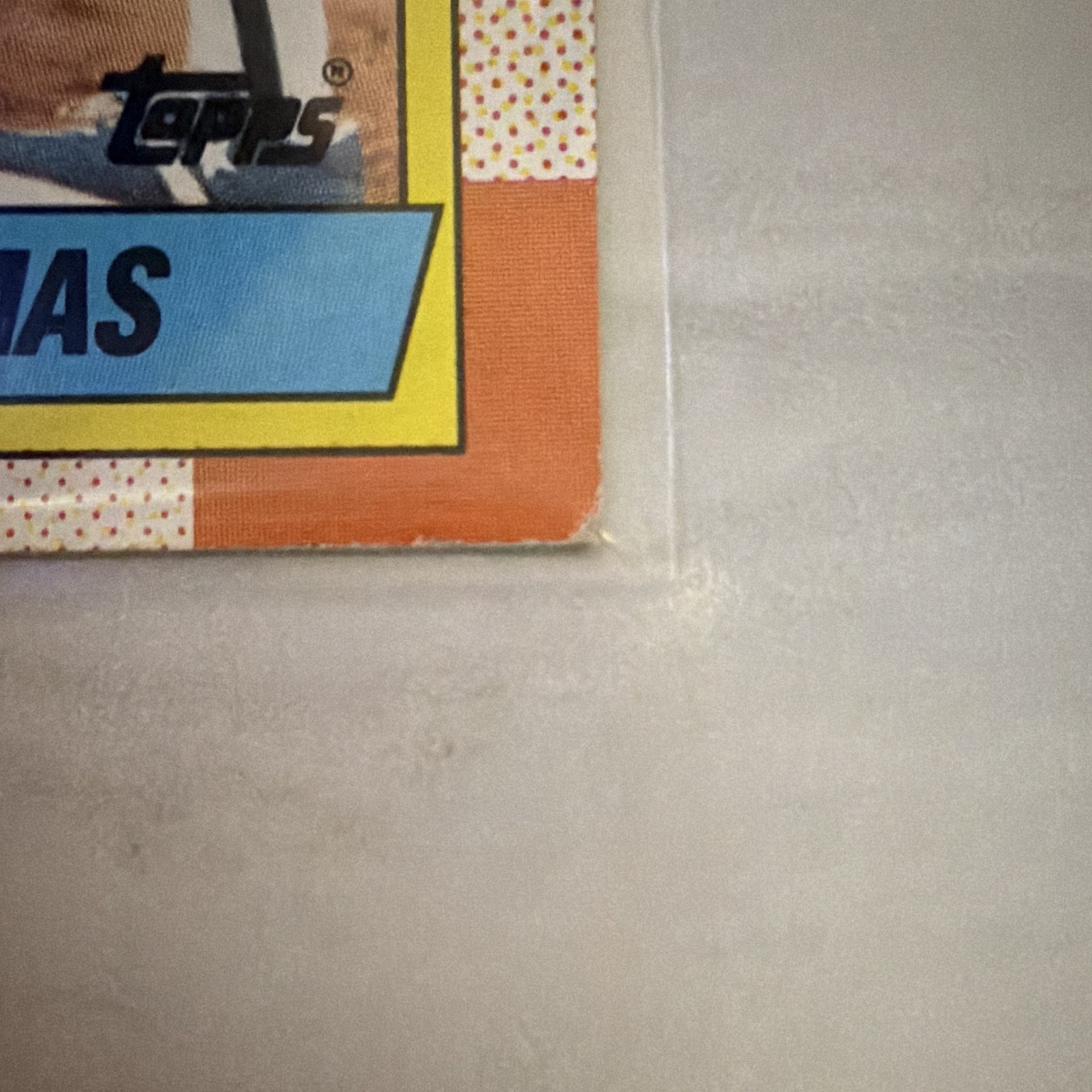 Topps 1990 Frank Thomas Draft Pick #414 Misprint/Double Print