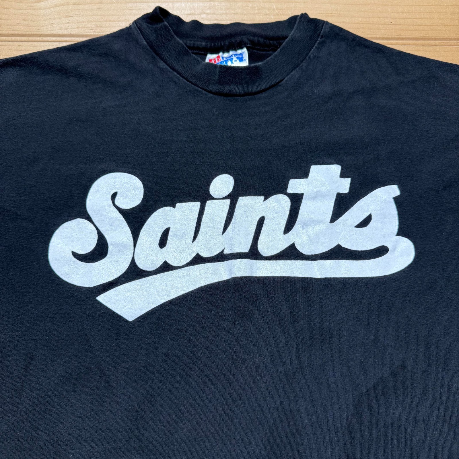Vintage 90s St Paul Saints MiLB Script Logo Baseball T-Shirt USA Made – Large
