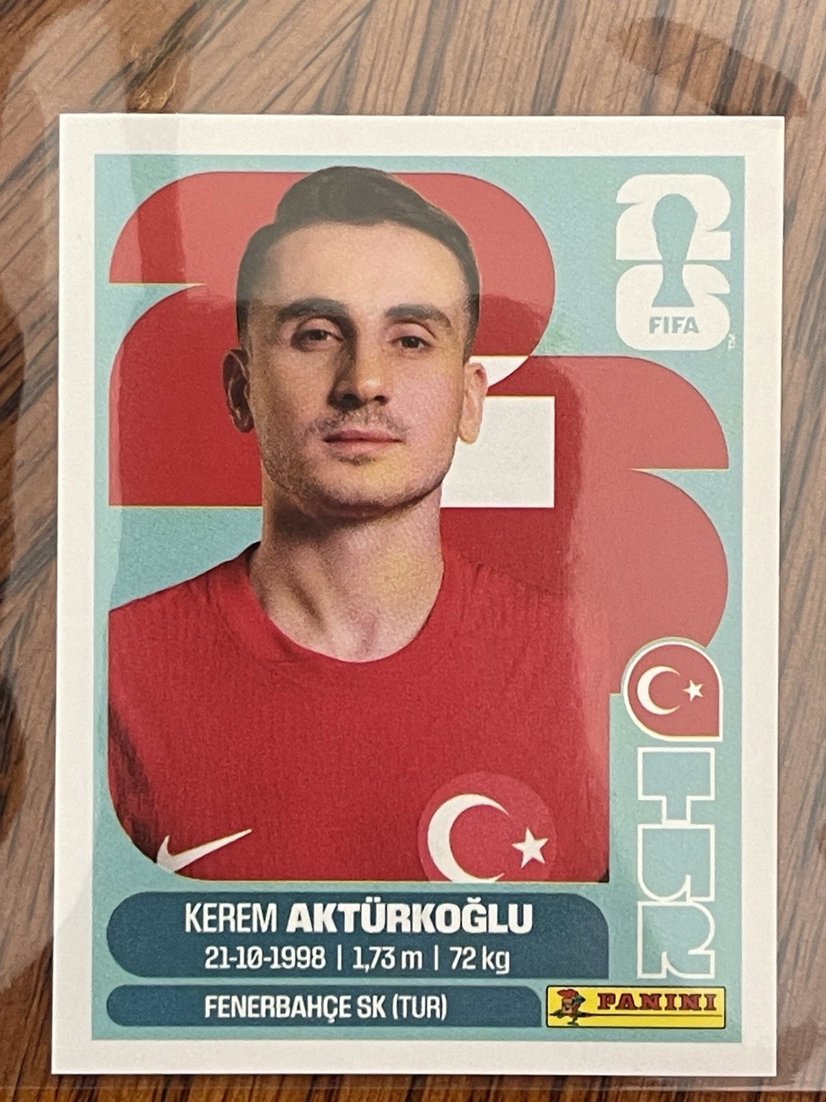 Türkiye 1-20 Complete Panini World Cup 2026 + 6 Blue Parallels Güler Yıldız
