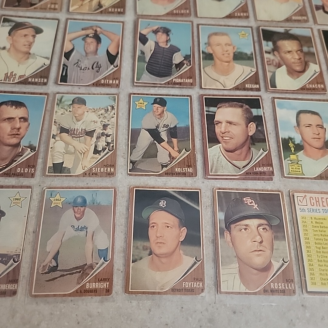 1962 Topps Baseball Your Choice