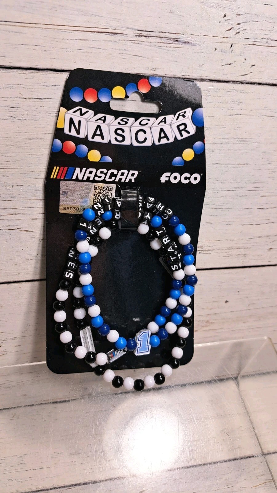 FOCO NASCAR unisex-adult Contemporary Bracelet Chastain #1 Start Your Engines