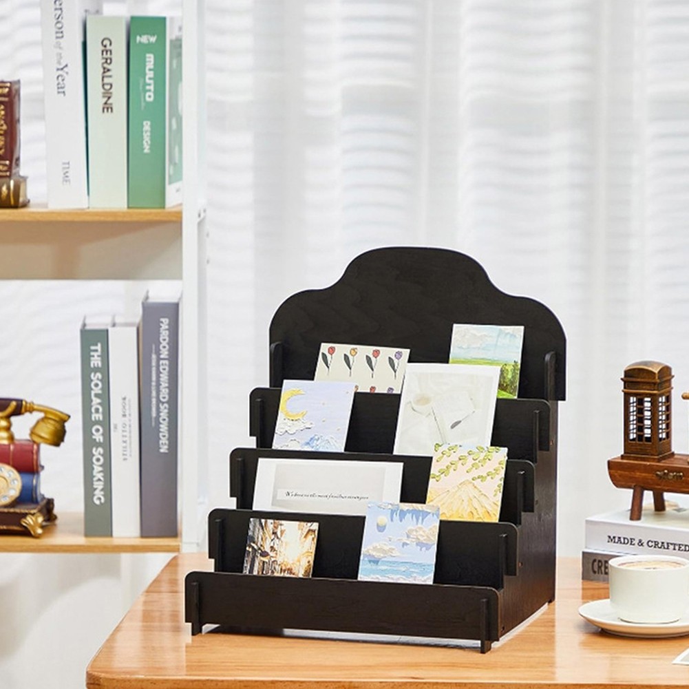 Greeting Card Display Stand Holder for Retail Stores, Postcards, Stickers Rack