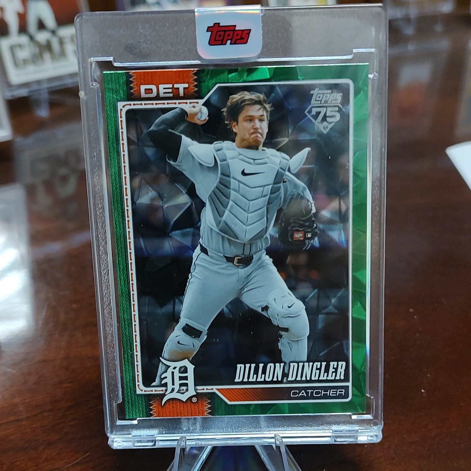 2026 Topps Series 2 Dillon Dingler Green Holofoil Tigers 351 /99