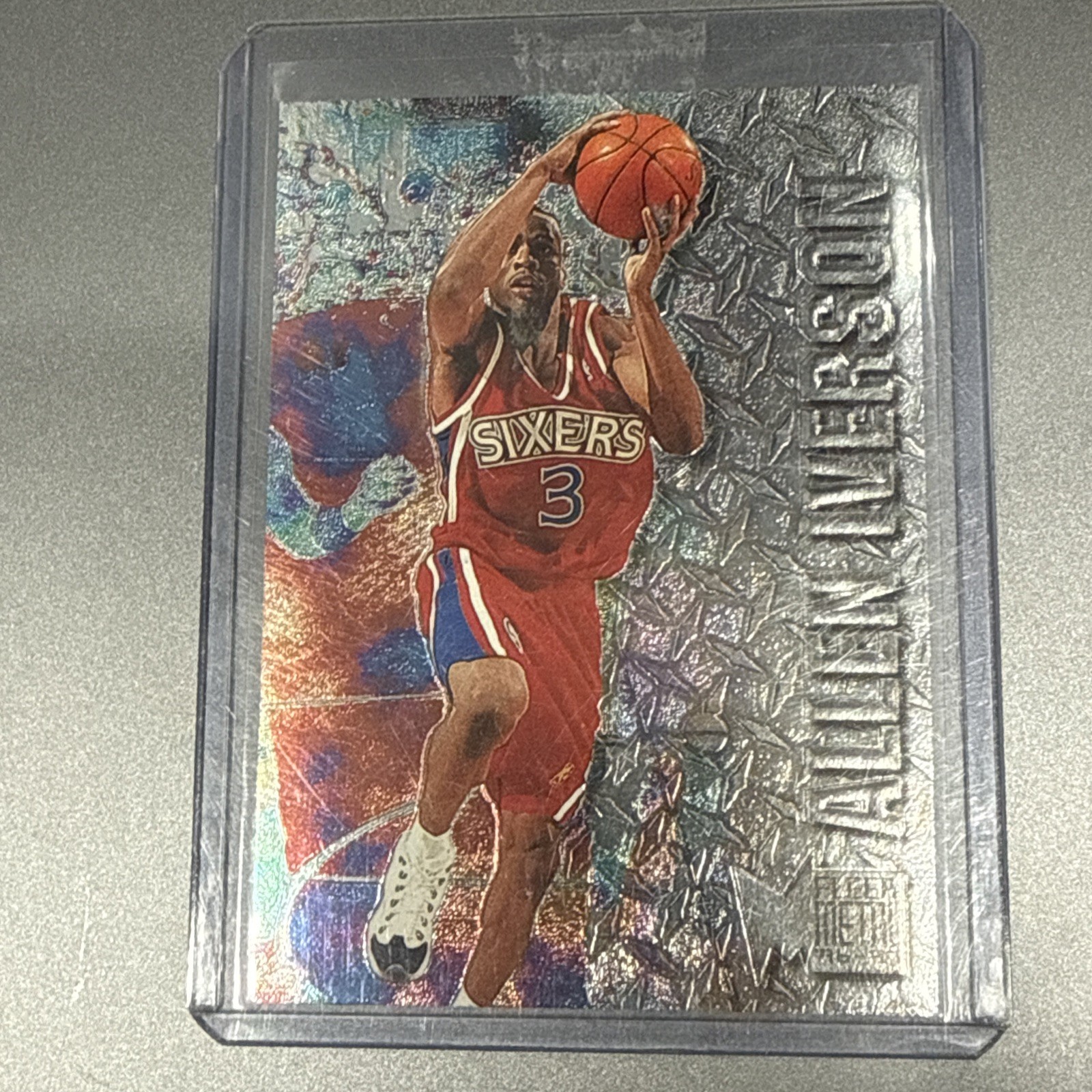 Fleer Metal 1996-97 Allen Iverson #201 Base Set Philadelphia 76ers NBA Rookie RC