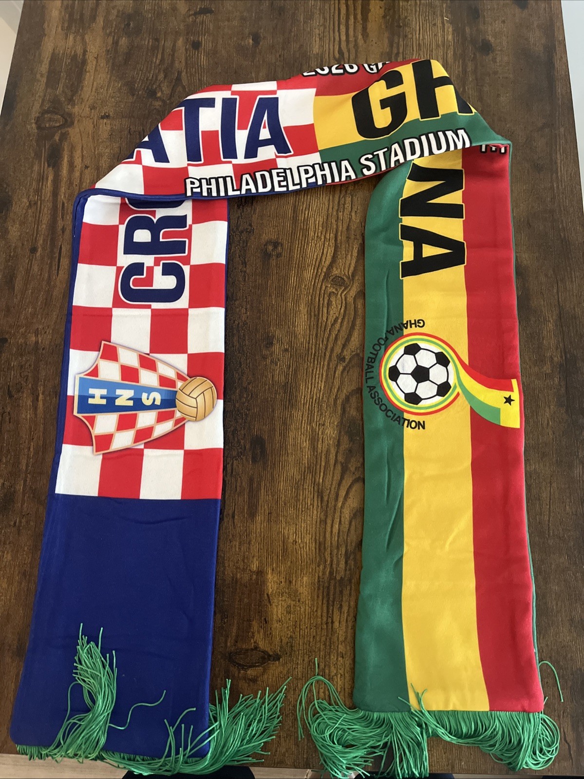 Croatia vs Ghana World Cup Scarf
