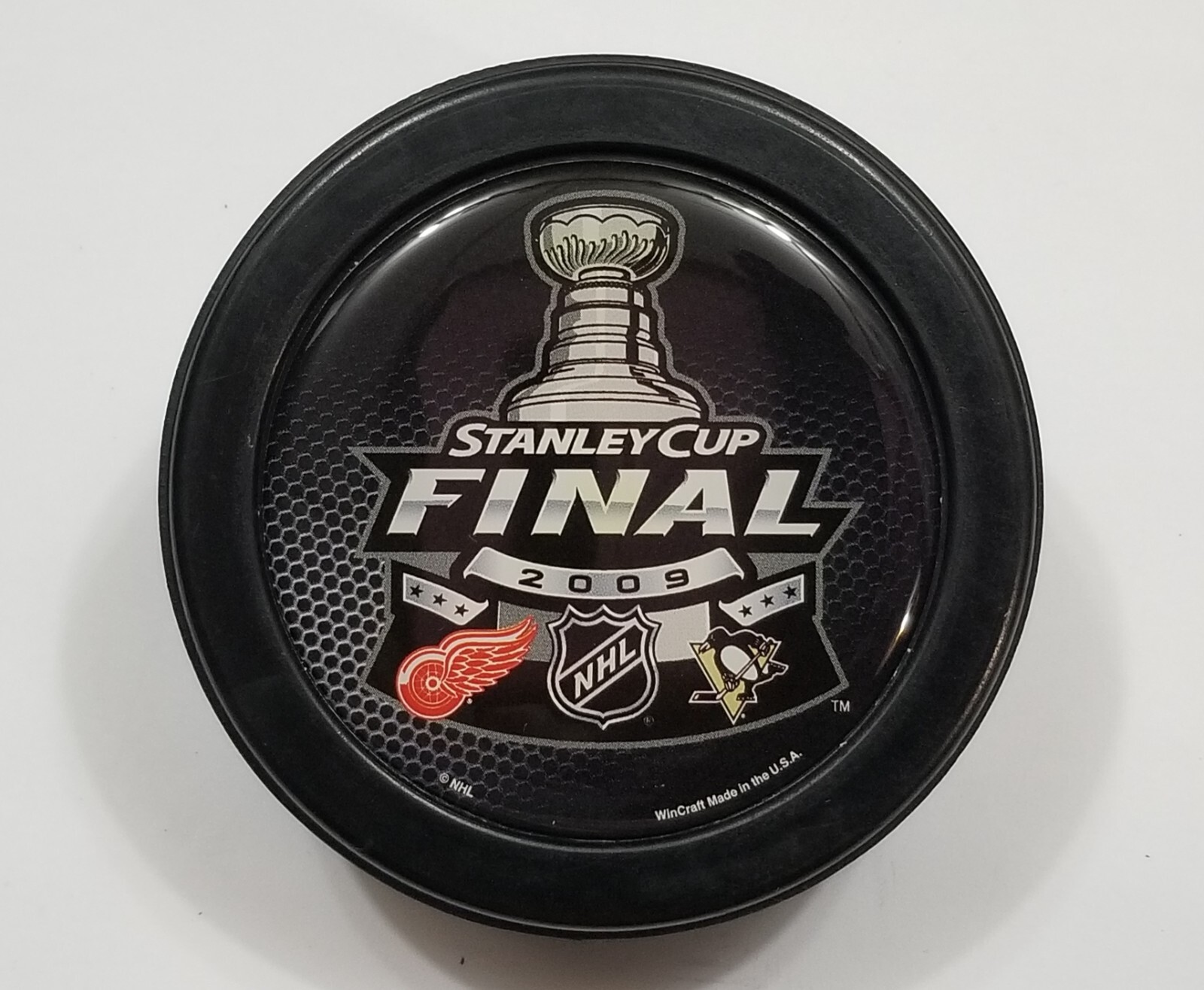 2009 Pittsburgh Penguins vs Detroit Red Wings Stanley Cup Finals NHL Hockey Puck