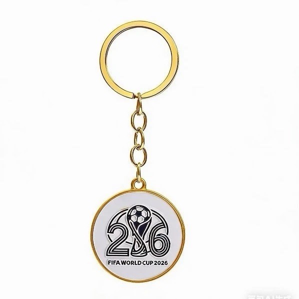 50 PCS 2026 World Cup Keychain FIFA Soccer Key Ring Souvenir Bulk Wholesale