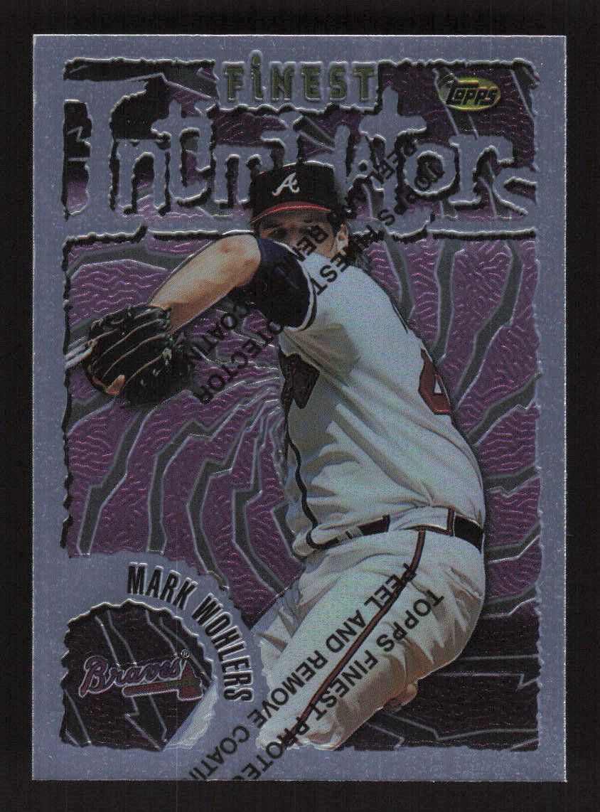 Mark Wohlers 1996 Finest #180 Atlanta Braves