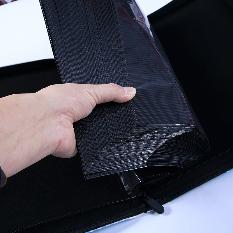 Trading Card Album Binder Protector Pages Sleeves 8 Pocket x 55 Sheets Baseball