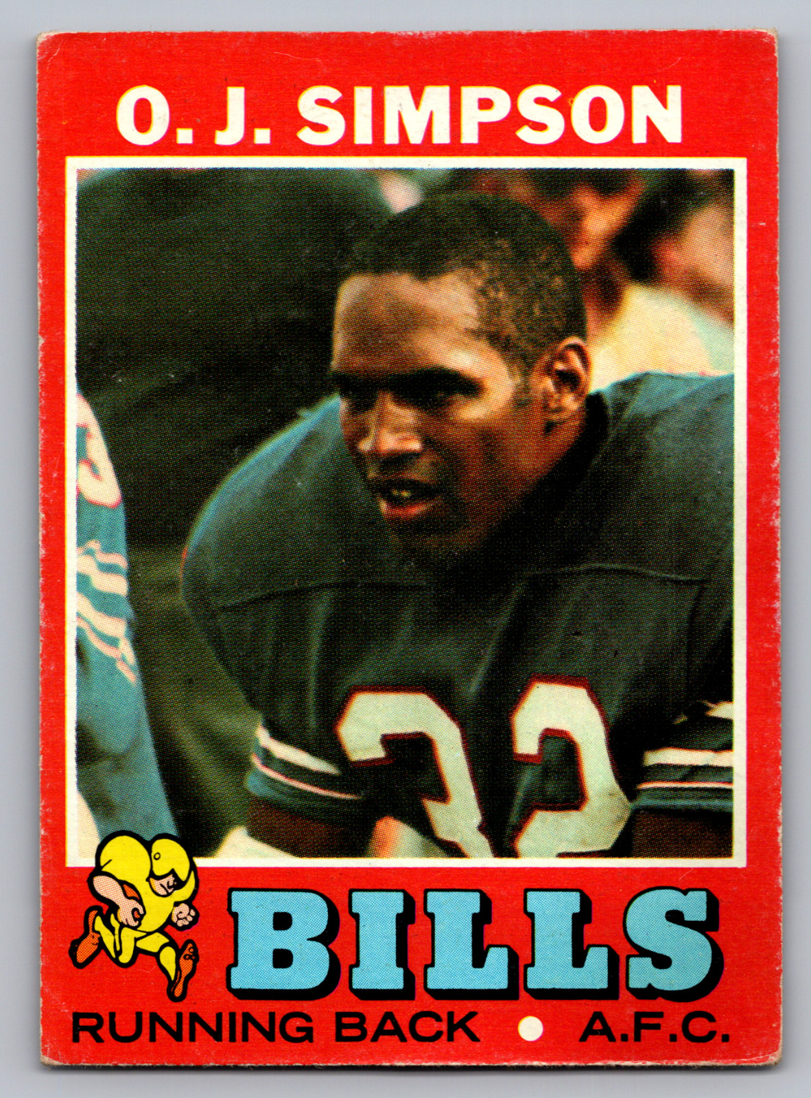 1971 TOPPS #260 O. J. SIMPSON BUFFALO BILLS