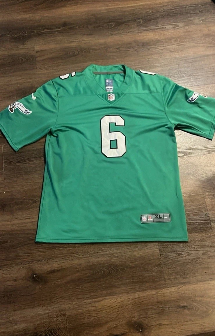 Devonta Smith Kelly Green Jersey Philadelphia Eagles XL Nike