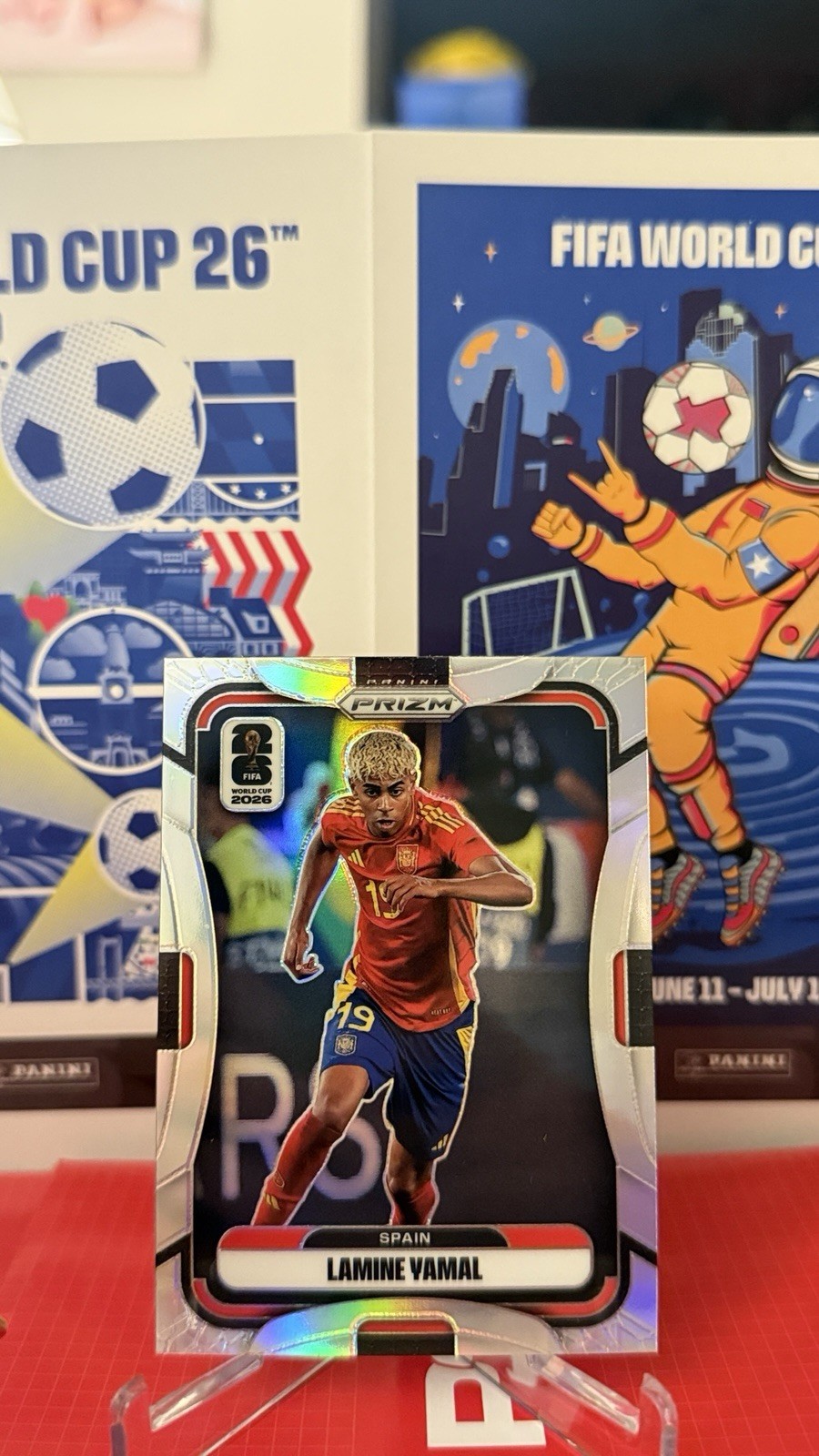 2026 Panini Prizm FIFA World Cup Lamine Yamal #70 Silver Prizm