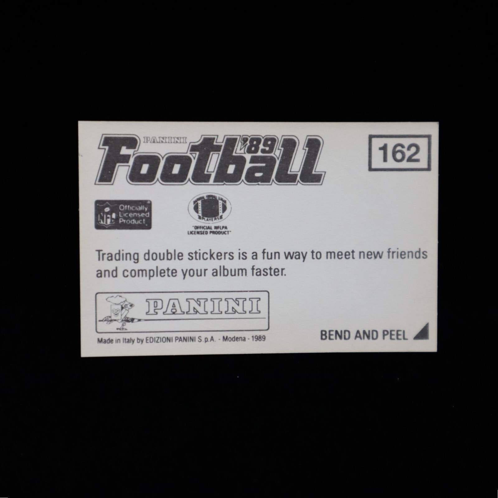 1989 49ers Logo San Francisco 49ers Panini Sticker #162
