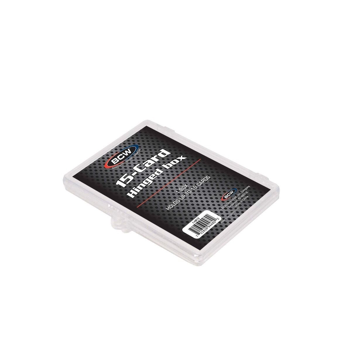 5 BCW Hinged Box For 15 Cards Baseball Basketball Magic Pokemon Fishing Tackle
