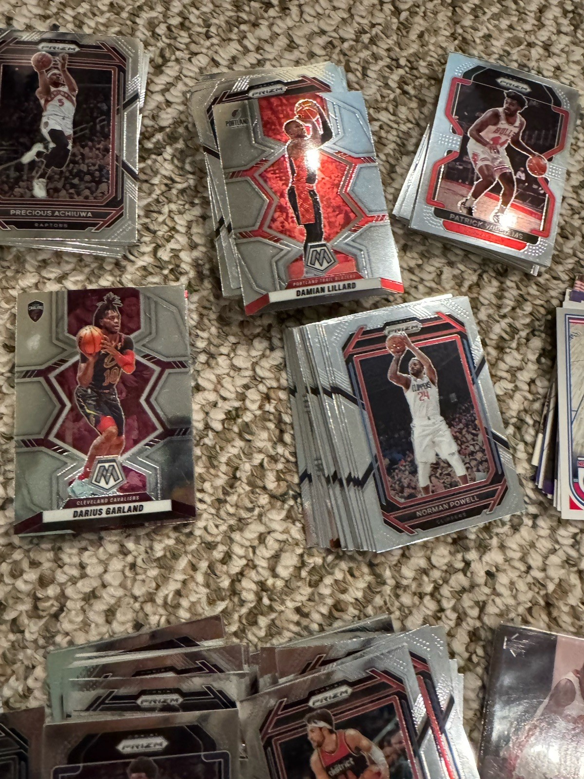 Various NBA NFL Sports Trading Card Lot Basketball Football