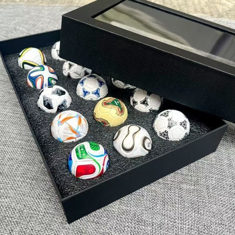 15 PCS FIFA World Cup Soccer Mini Ball Collection 1970-2026 Set Souvenirs Gift