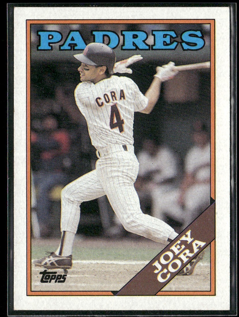 1988 Topps Joey Cora Rookie San Diego Padres #91