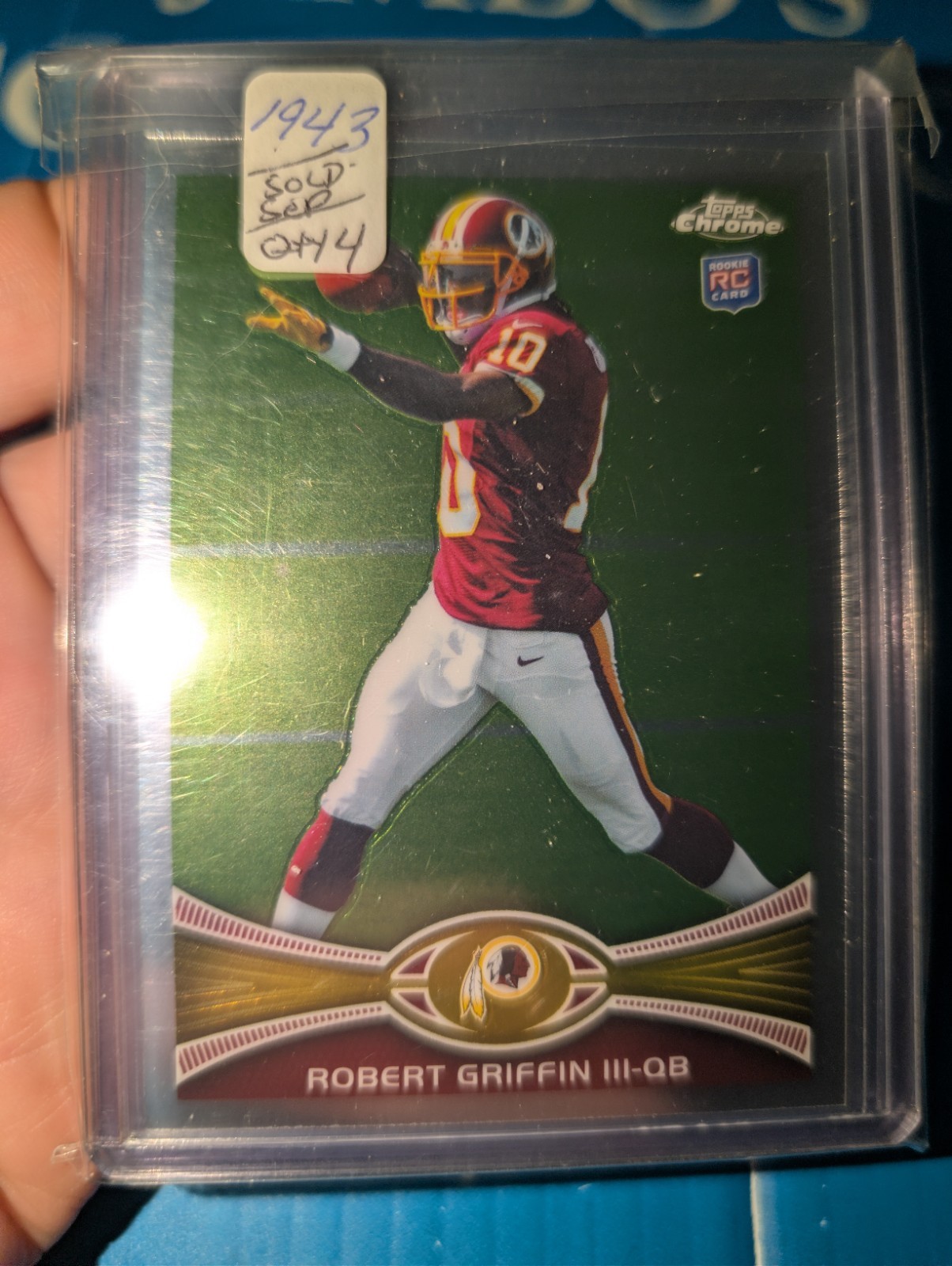 2012 Topps Chrome #200 Robert Griffin III ROOKIE CARD 🔥FREE SHIPPING 🏈