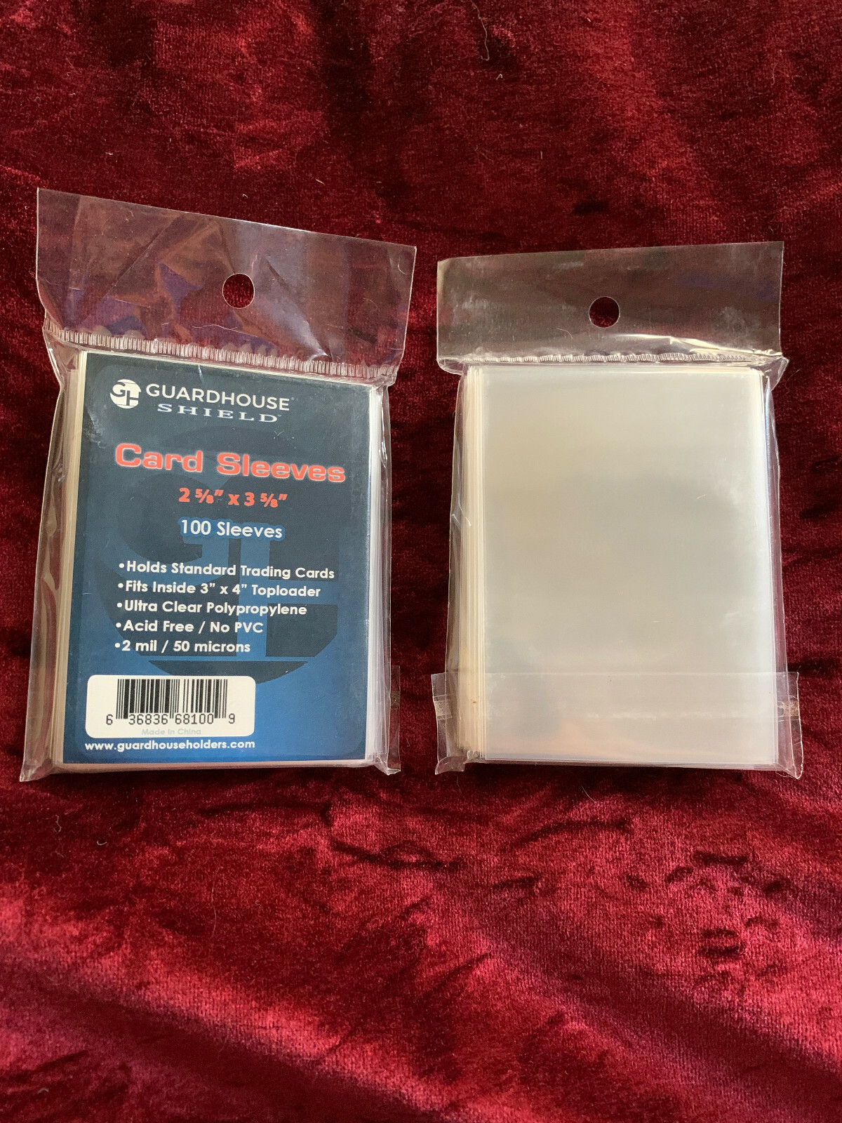 Penny Sleeve for Standard Trading Cards 2 5/8 x 3 5/8 inches 15 packs of 100