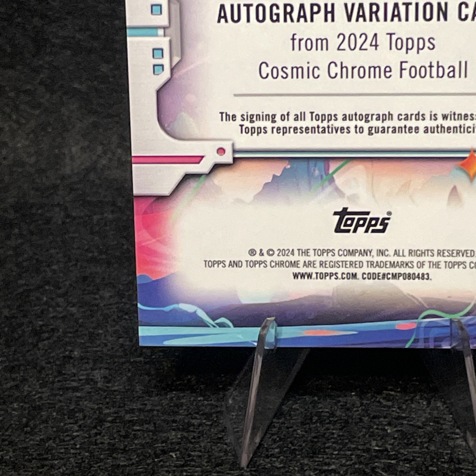 2024 Topps Cosmic Chrome – JJ Watt Red Flare Refractor Auto /5 – #CCA-JW Texans