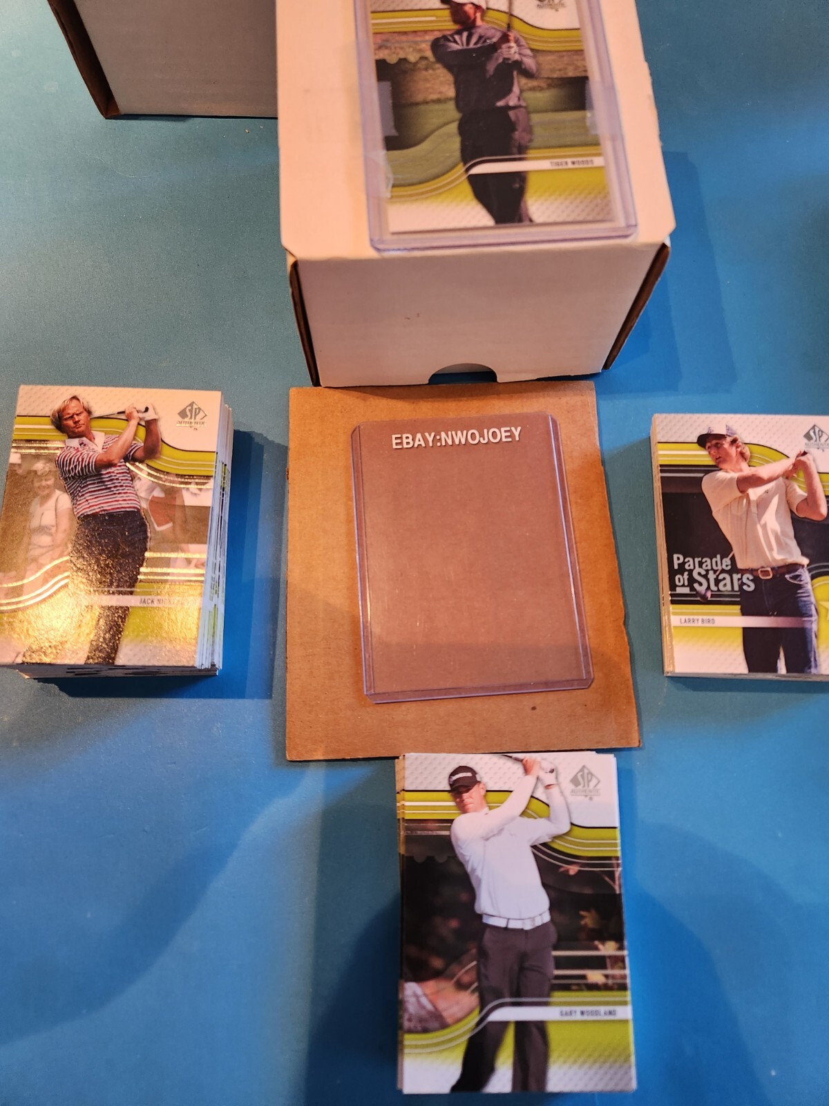 2012 SP AUTHENTIC GOLF BASE + SPS SET (#1-80) + RCS (#R1-30) TIGER WOODS +